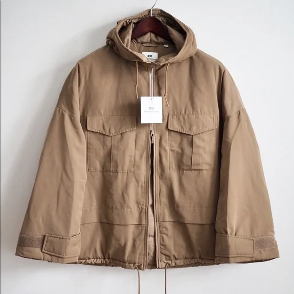 White mountaineering oversized down parka hybrid jacket NEW - Picture 10 of 14